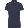 LADIES' SHORT SLEEVED JERSEY POLO SHIRT, Navy