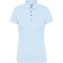 LADIES' SHORT SLEEVED JERSEY POLO SHIRT, Sky Blue