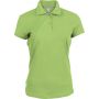 LADIES' SHORT-SLEEVED POLO SHIRT, Lime