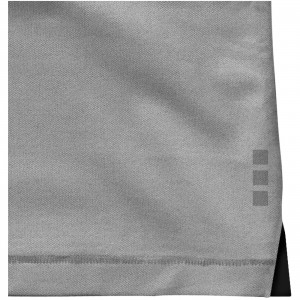 Markham short sleeve men's stretch polo, Grey melange (Polo shirt, 90-100% cotton)