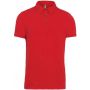 MEN'S SHORT SLEEVED JERSEY POLO SHIRT, Red