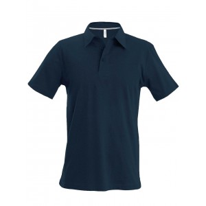 MEN'S SHORT-SLEEVED POLO SHIRT, Dark Grey (Polo shirt, 90-100% cotton)