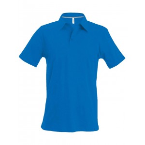 MEN'S SHORT-SLEEVED POLO SHIRT, Light Royal Blue (Polo shirt, 90-100% cotton)