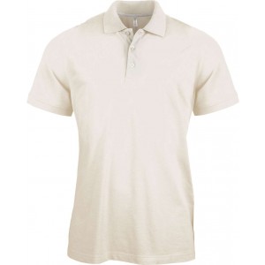 MEN'S SHORT-SLEEVED POLO SHIRT, Light Sand (Polo shirt, 90-100% cotton)