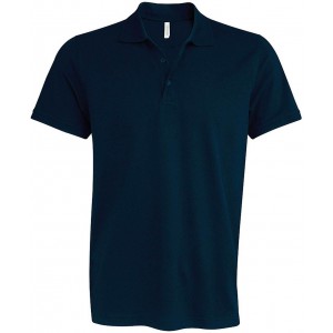 MIKE - MEN'S SHORT-SLEEVED POLO SHIRT, Navy (Polo shirt, 90-100% cotton)