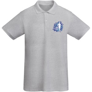 Prince short sleeve men's polo, Marl Grey (Polo shirt, 90-100% cotton)