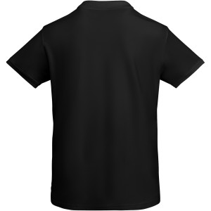 Prince short sleeve men's polo, Solid black (Polo shirt, 90-100% cotton)