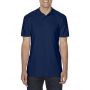 SOFTSTYLE(r) ADULT DOUBLE PIQUÉ POLO, Navy
