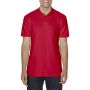 SOFTSTYLE(r) ADULT DOUBLE PIQUÉ POLO, Red