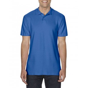 SOFTSTYLE(r) ADULT DOUBLE PIQU POLO, Royal (Polo shirt, 90-100% cotton)