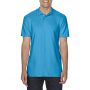 SOFTSTYLE(r) ADULT DOUBLE PIQUÉ POLO, Sapphire