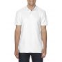 SOFTSTYLE(r) ADULT DOUBLE PIQUÉ POLO, White