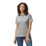 SOFTSTYLE(r) LADIES' DOUBLE PIQU POLO WITH 3 COLOUR-MATCHED BUTTONS, RS Sport Grey