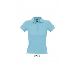 SOL'S PEOPLE - WOMEN'S POLO SHIRT, Atoll Blue (Polo shirt, 90-100% cotton)