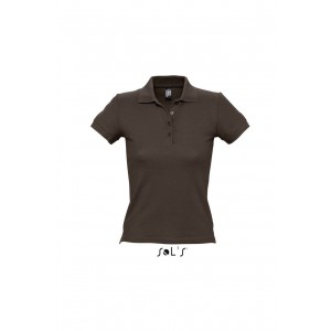 SOL'S PEOPLE - WOMEN'S POLO SHIRT, Chocolate (Polo shirt, 90-100% cotton)