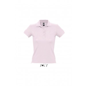 SOL'S PEOPLE - WOMEN'S POLO SHIRT, Pale Pink (Polo shirt, 90-100% cotton)