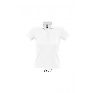 SOL'S PEOPLE - WOMEN'S POLO SHIRT, White (Polo shirt, 90-100% cotton)