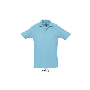 SOL'S SPRING II - MEN?S PIQUE POLO SHIRT, Atoll Blue (Polo shirt, 90-100% cotton)