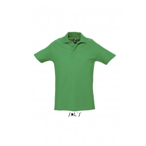 SOL'S SPRING II - MEN?S PIQUE POLO SHIRT, Kelly Green (Polo shirt, 90-100% cotton)