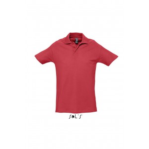 SOL'S SPRING II - MEN?S PIQUE POLO SHIRT, Red (Polo shirt, 90-100% cotton)