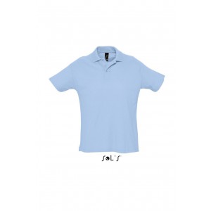 SOL'S SUMMER II - MEN'S POLO SHIRT, Sky Blue (Polo shirt, 90-100% cotton)