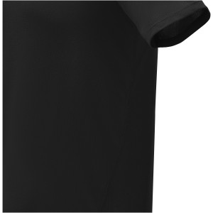Deimos short sleeve men's cool fit polo, Solid black (Polo short, mixed fiber, synthetic)