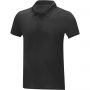 Deimos short sleeve men's cool fit polo, Solid black