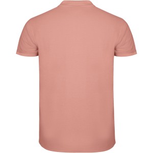 Star short sleeve men's polo, Clay Orange (Polo short, mixed fiber, synthetic)