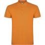 Star short sleeve men's polo, Orange