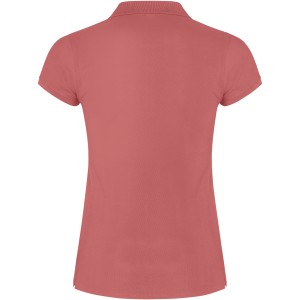 Star short sleeve women's polo, Chrysanthemum Red (Polo short, mixed fiber, synthetic)