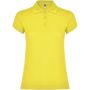 Star short sleeve women's polo, Yellow