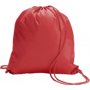 Polyester (190T) drawstring backpack Mirza, red (Backpacks)