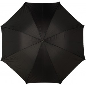 Polyester (190T) umbrella Rosemarie, black (Golf umbrellas)