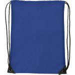 Polyester (210D) drawstring backpack, cobalt blue (7097-23CD)