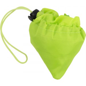 Polyester (210D) shopping bag Billie, lime (Shopping bags)