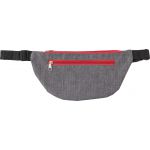 Polyester (300D) waist bag Vito, red (9348-08)