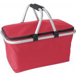 Polyester (320-330 gr/m2) shopping basket. Cassian, red (7510-08)