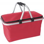Polyester (320-330gr) foldable shopping basket., red (7508-08CD)