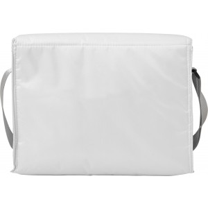 Polyester (420D) cooler bag Nikki, white (Cooler bags)