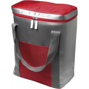 Polyester (420D) cooler bag Theon, red (Cooler bags)