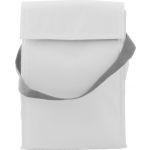 Polyester (420D) cooler/lunch bag Sarah, white (3609-02)