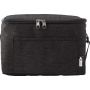 Polyester (600D) and RPET cooler bag Isabella, black