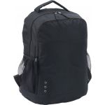 Polyester (600D) backpack, black (3576-01CD)