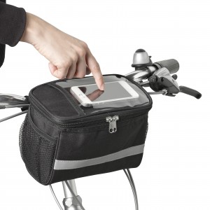 Polyester (600D) bicycle cooler bag Prisha, black (Bycicle items)