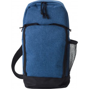 Polyester (600D) cross shoulder bag Brandon, cobalt blue (Shoulder bags)