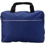 Polyester (600D) document bag, blue (6141-05)