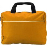Polyester (600D) document bag, orange (6141-07)