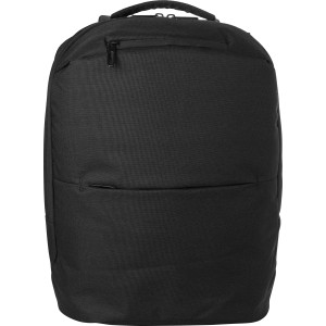 Polyester (600D) laptop backpack Nicolas, Black (Backpacks)