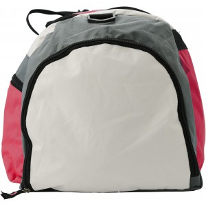 Polyester (600D) sports bag Marcus, red (Travel bags)