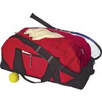 Polyester (600D) sports/travel bag, red (5688-08)
